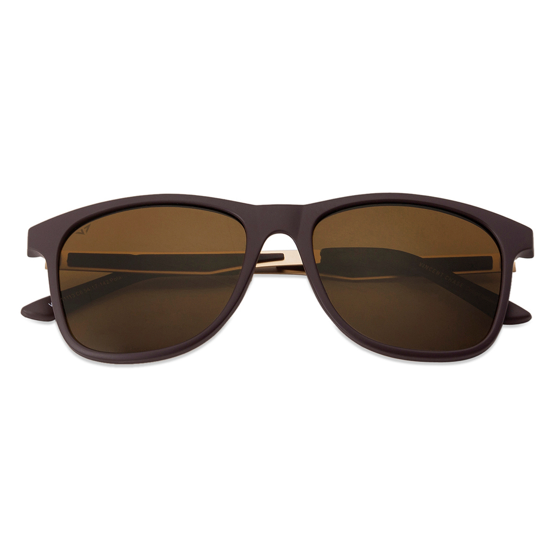 Vincent Chase Polarized Brown Full Rim Square right side