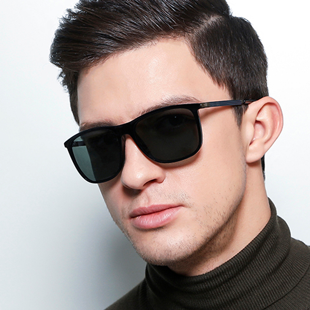 Vincent Chase Online Black Full Rim Rectangle left side