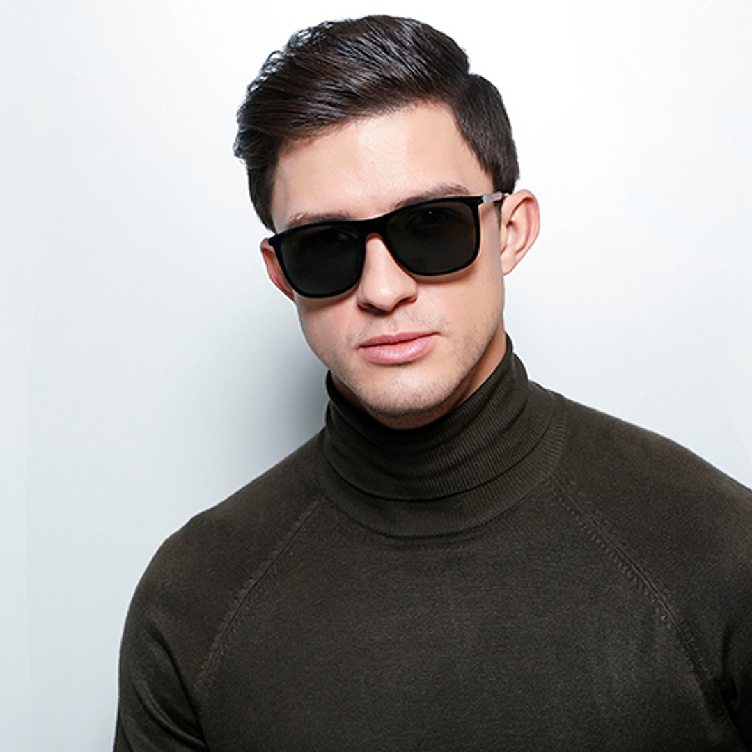 Vincent Chase Online Black Full Rim Rectangle left side