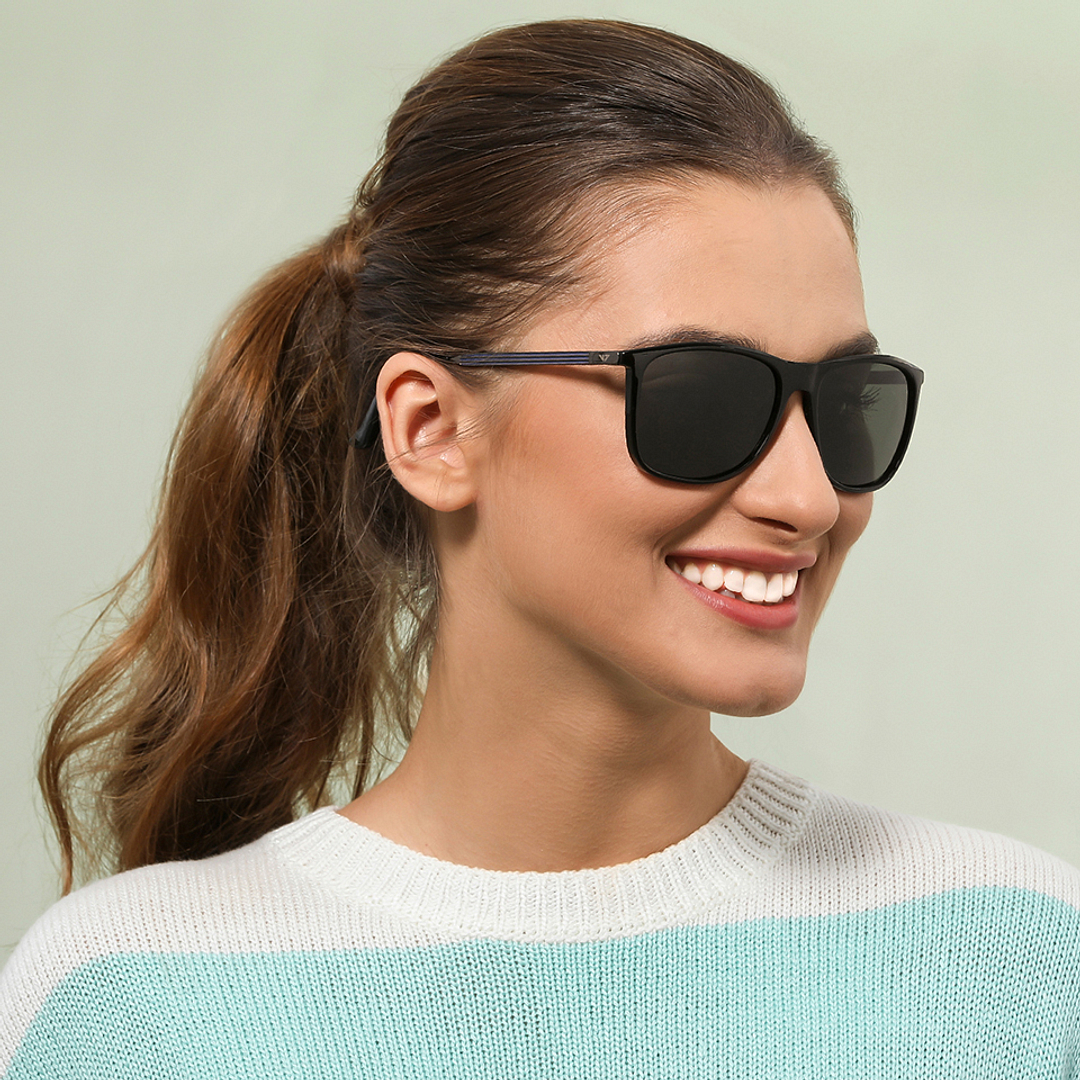 Vincent Chase Online Black Full Rim Rectangle left side