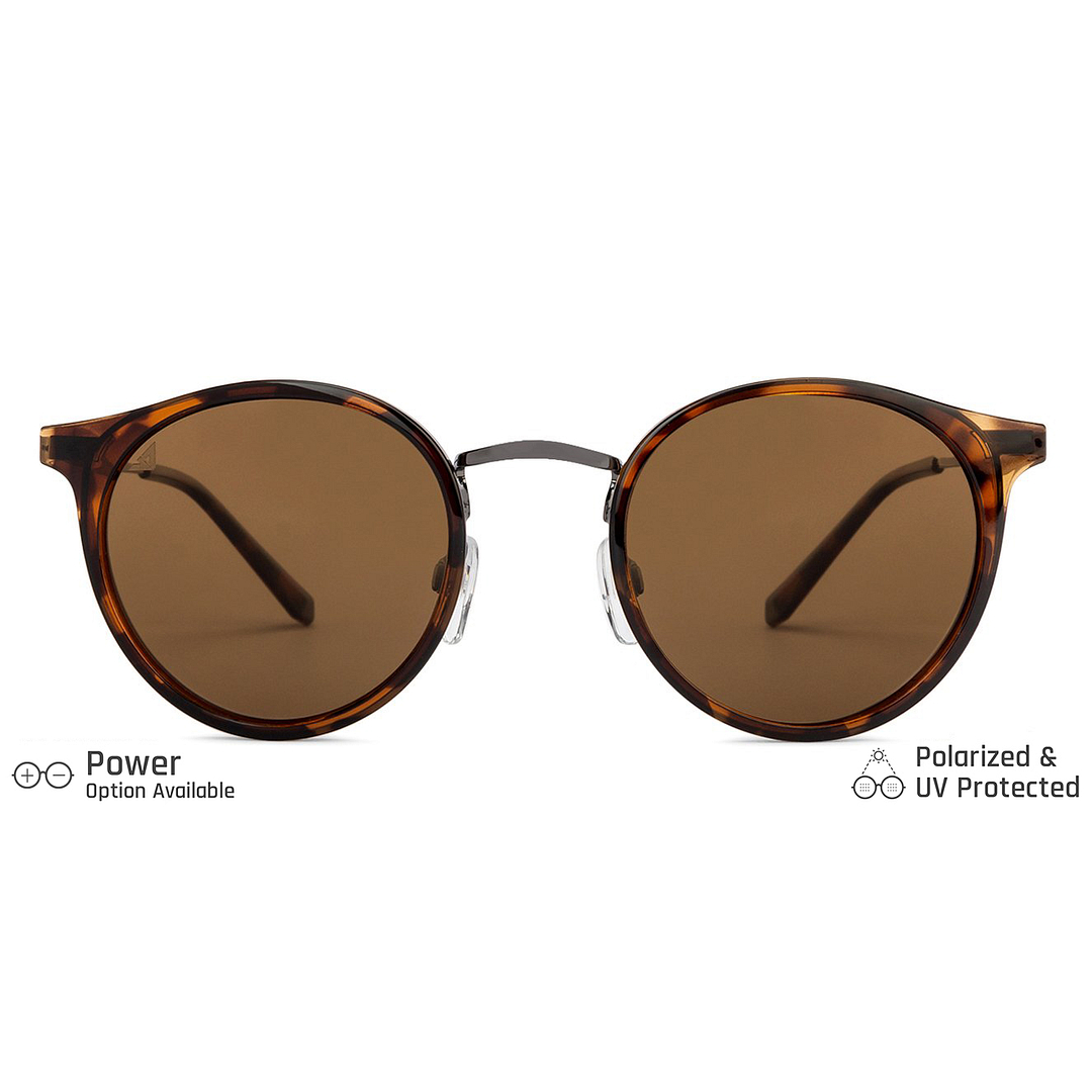 Vincent Chase Polarized Gunmetal Full Rim Round right side