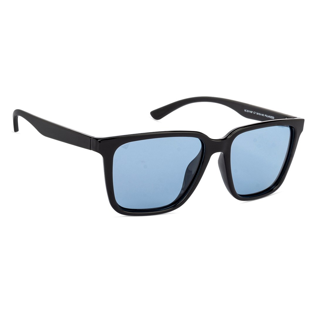 Vincent Chase Polarized Black Full Rim Square right side