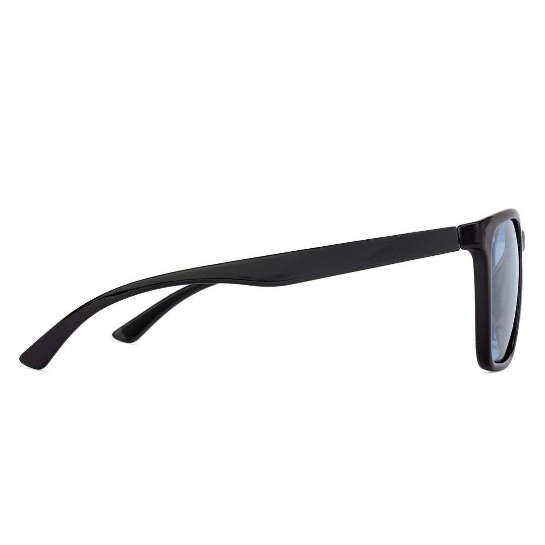 Vincent Chase Polarized Black Full Rim Square left side