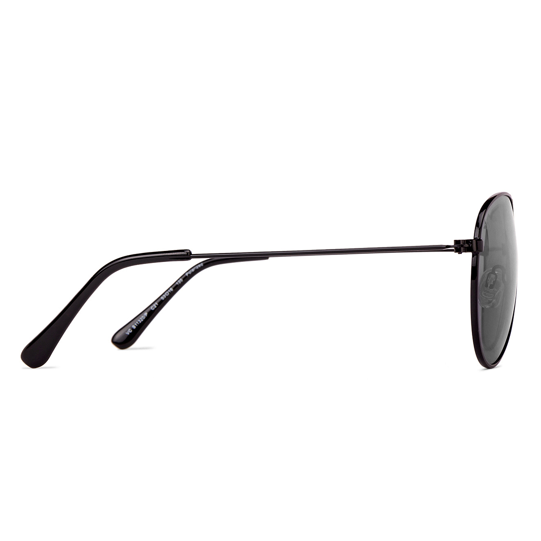 Vincent Chase Online Black Full Rim Aviator left side