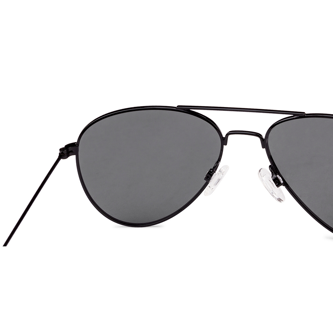 Vincent Chase Online Black Full Rim Aviator right side