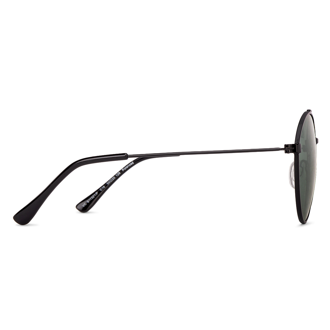 Vincent Chase Online Black Full Rim Round left side