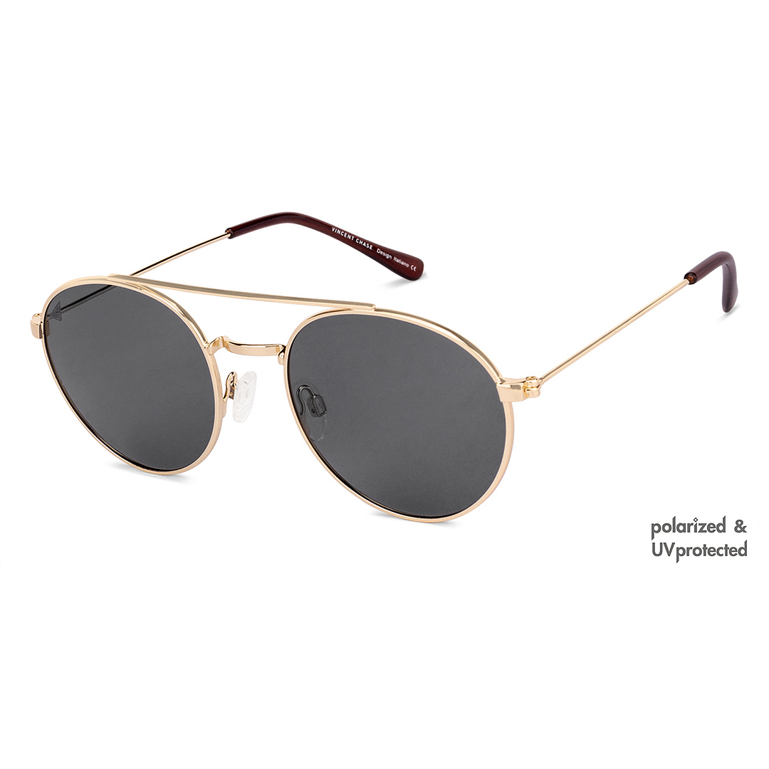 Vincent Chase Online Gold Full Rim Round left side