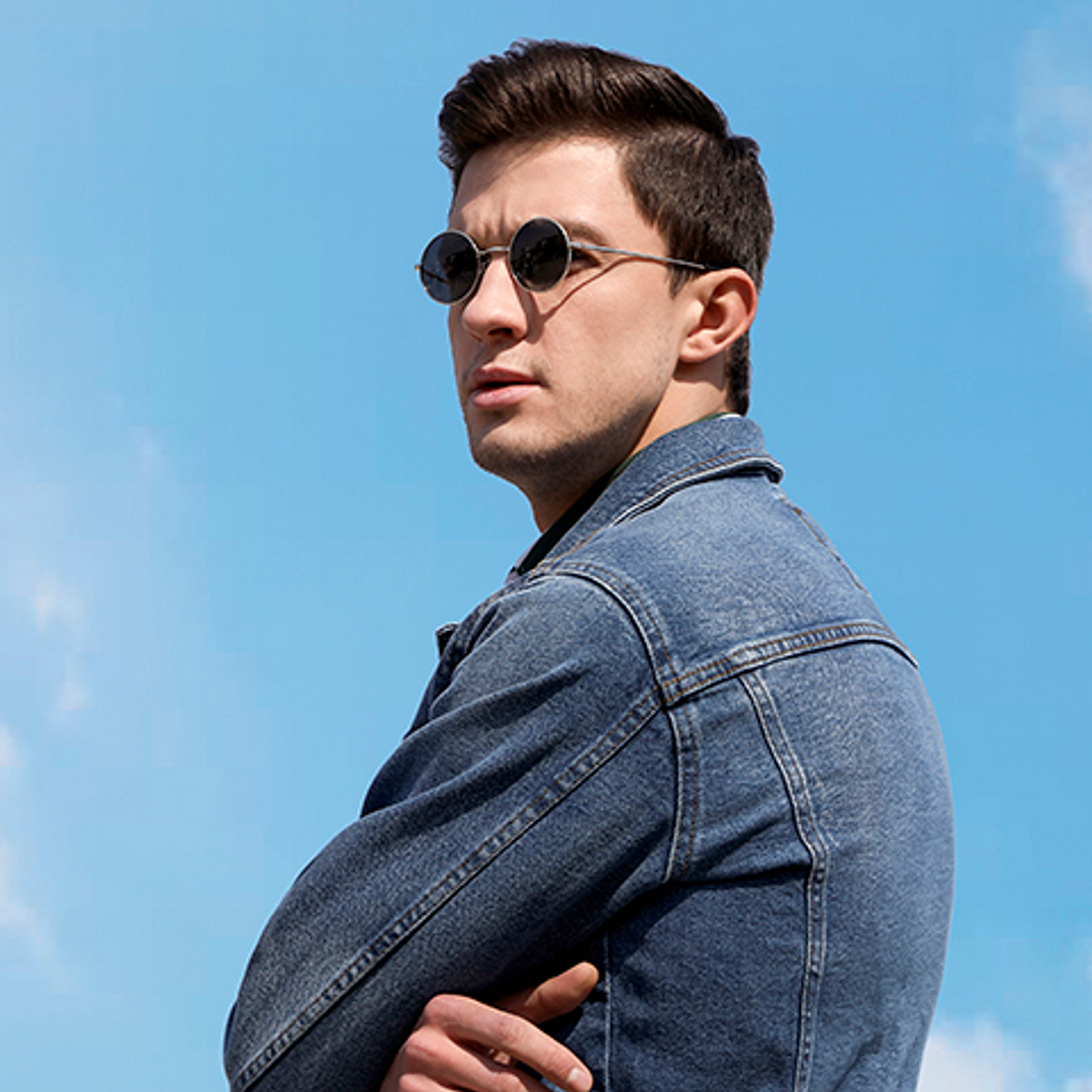 Vincent Chase Online Silver Full Rim Round right side