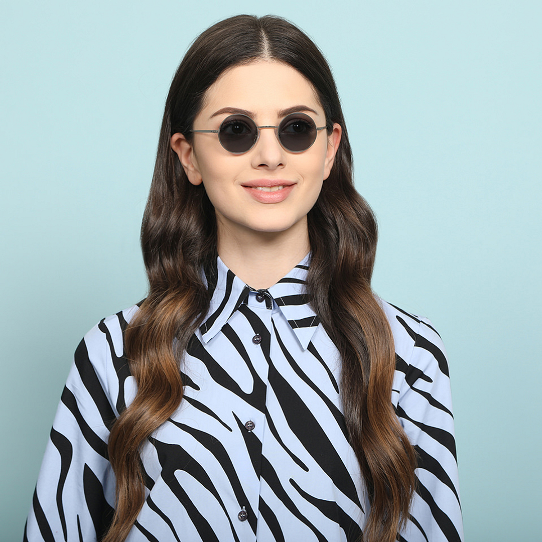 Vincent Chase Online Silver Full Rim Round right side