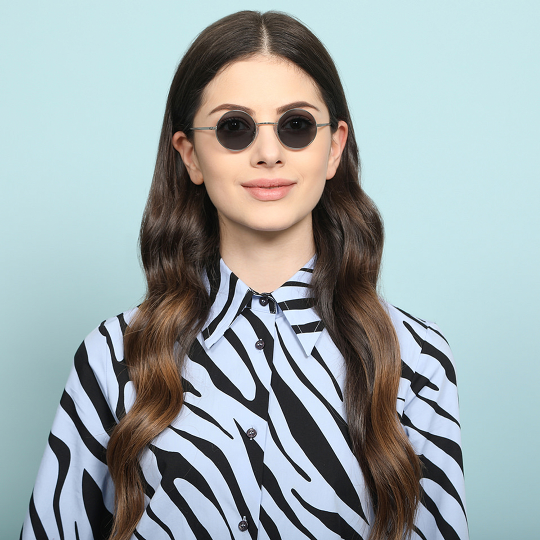 Vincent Chase Online Silver Full Rim Round right side