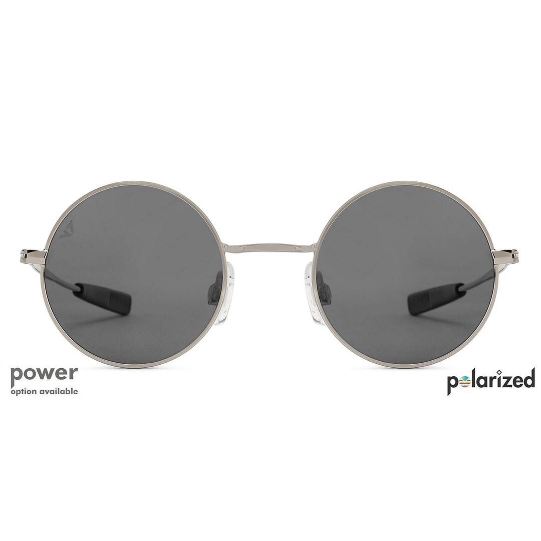 Vincent Chase Online Silver Full Rim Round left side