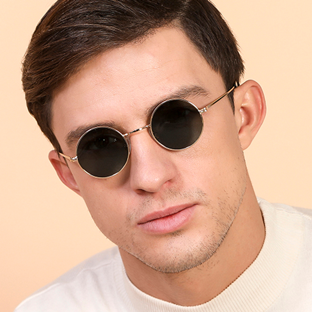 Vincent Chase Online Gold Full Rim Round left side