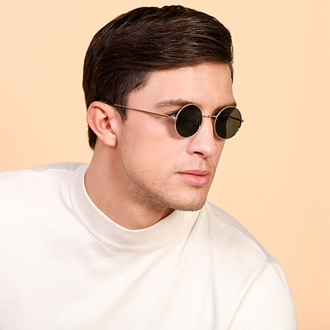 Vincent Chase Online Gold Full Rim Round right side