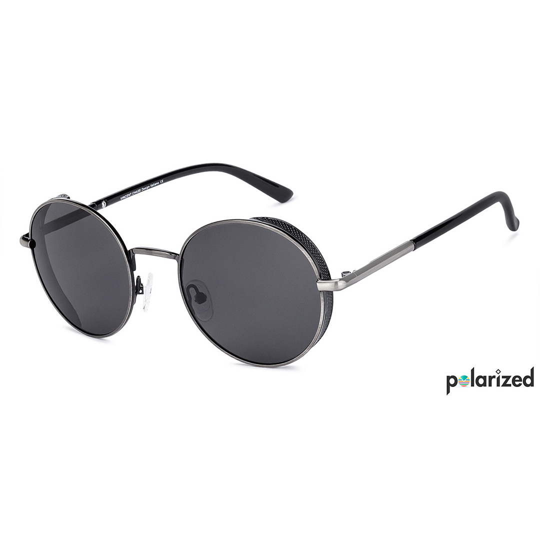 Vincent Chase Online Gunmetal Full Rim Round right side