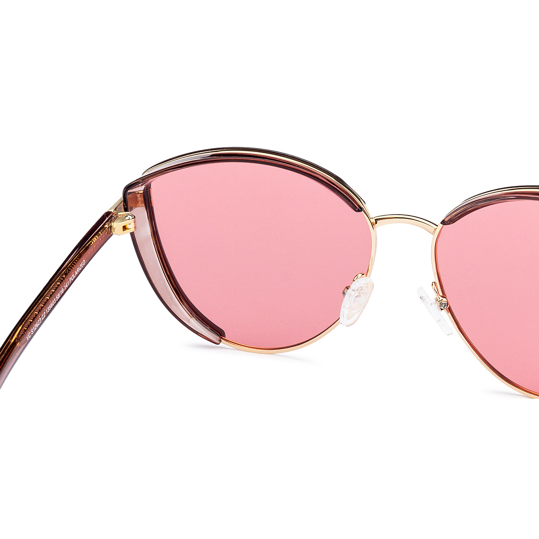 Vincent Chase Online Gold Full Rim Cat Eye right side