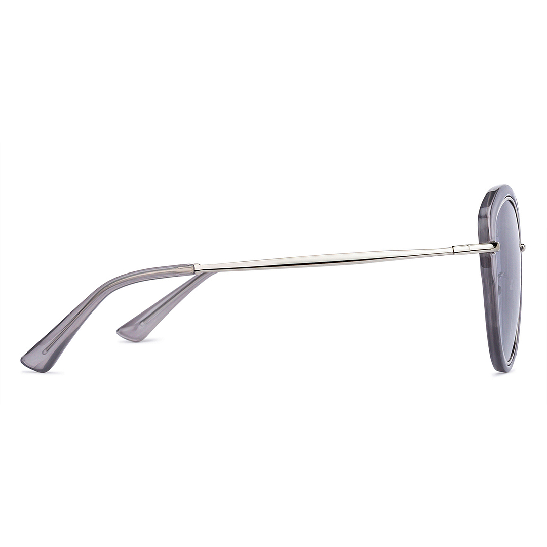 Vincent Chase Online Silver Full Rim Cat Eye left side