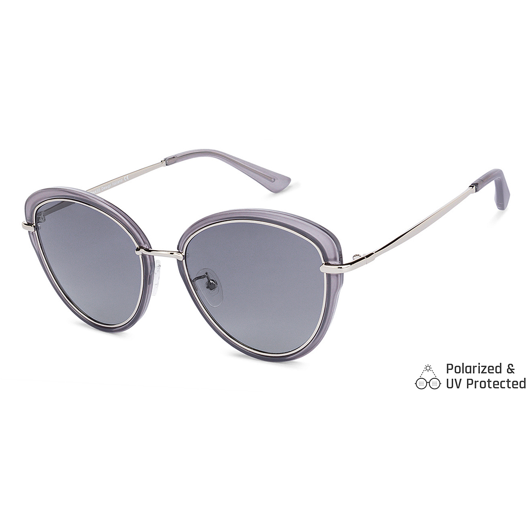 Vincent Chase Online Silver Full Rim Cat Eye right side