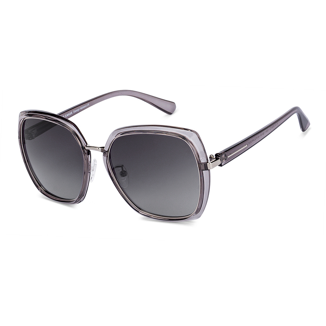 Vincent Chase Online Gunmetal Full Rim Cat Eye left side