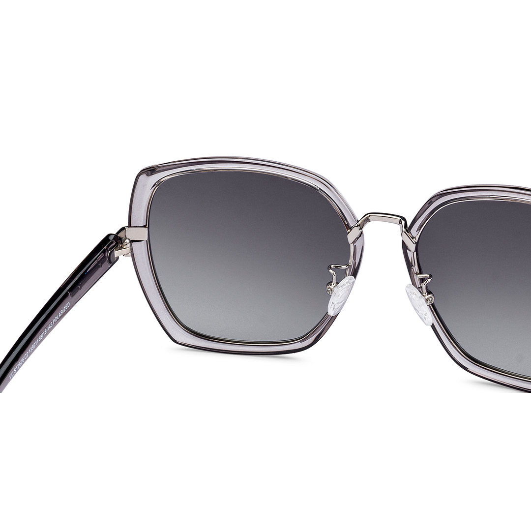 Vincent Chase Online Gunmetal Full Rim Cat Eye right side