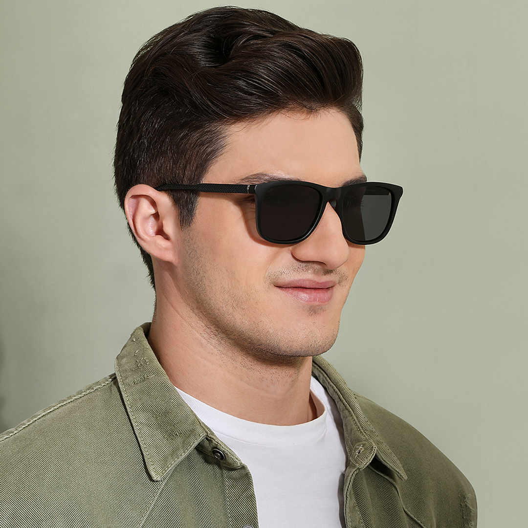 Vincent Chase Polarized Black Full Rim Square right side