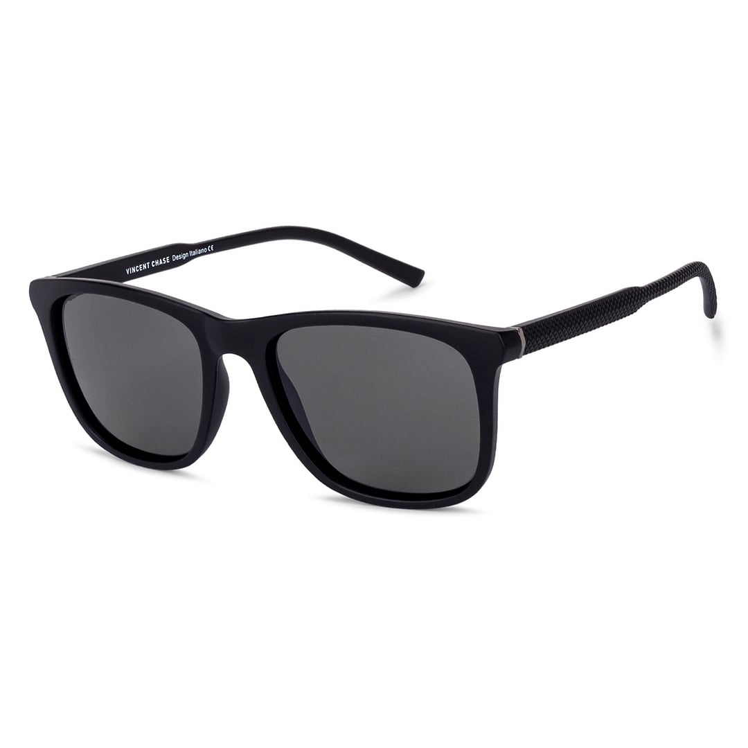 Vincent Chase Polarized Black Full Rim Square right side