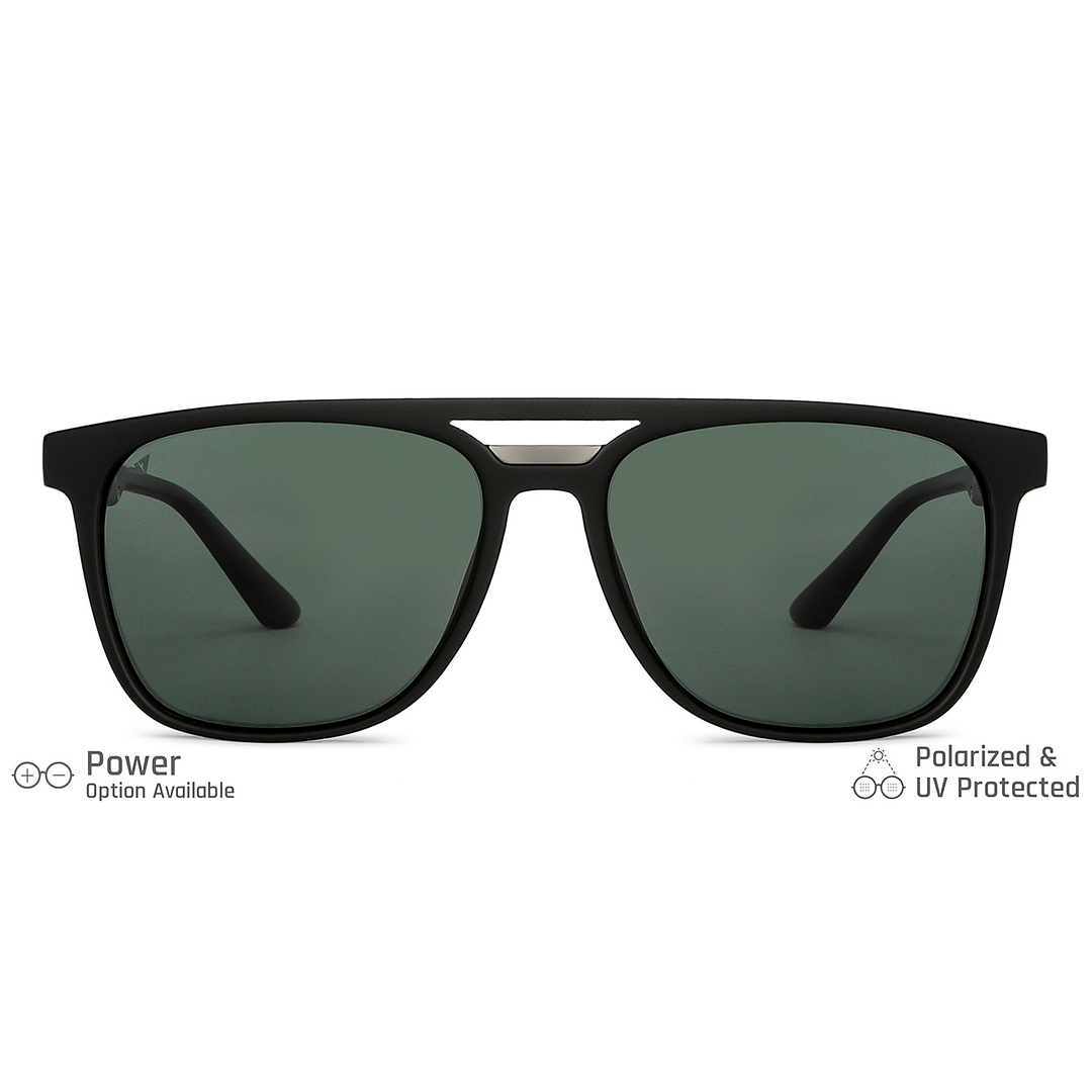 Vincent Chase Polarized Black Full Rim Square right side