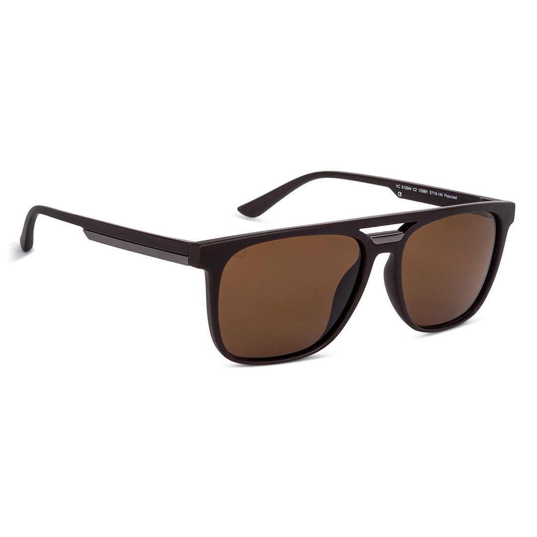 Vincent Chase Polarized Brown Full Rim Square right side