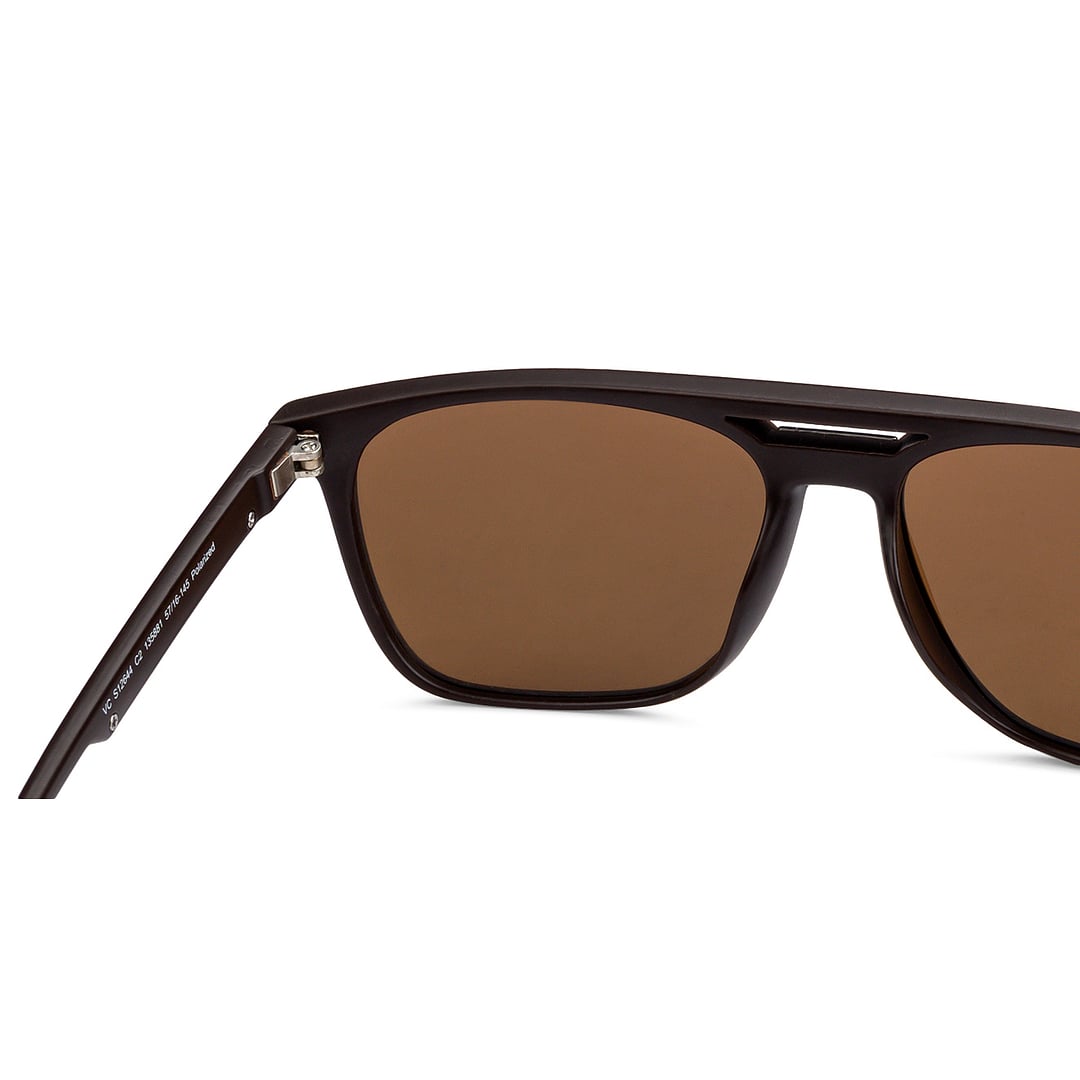 Vincent Chase Polarized Brown Full Rim Square right side