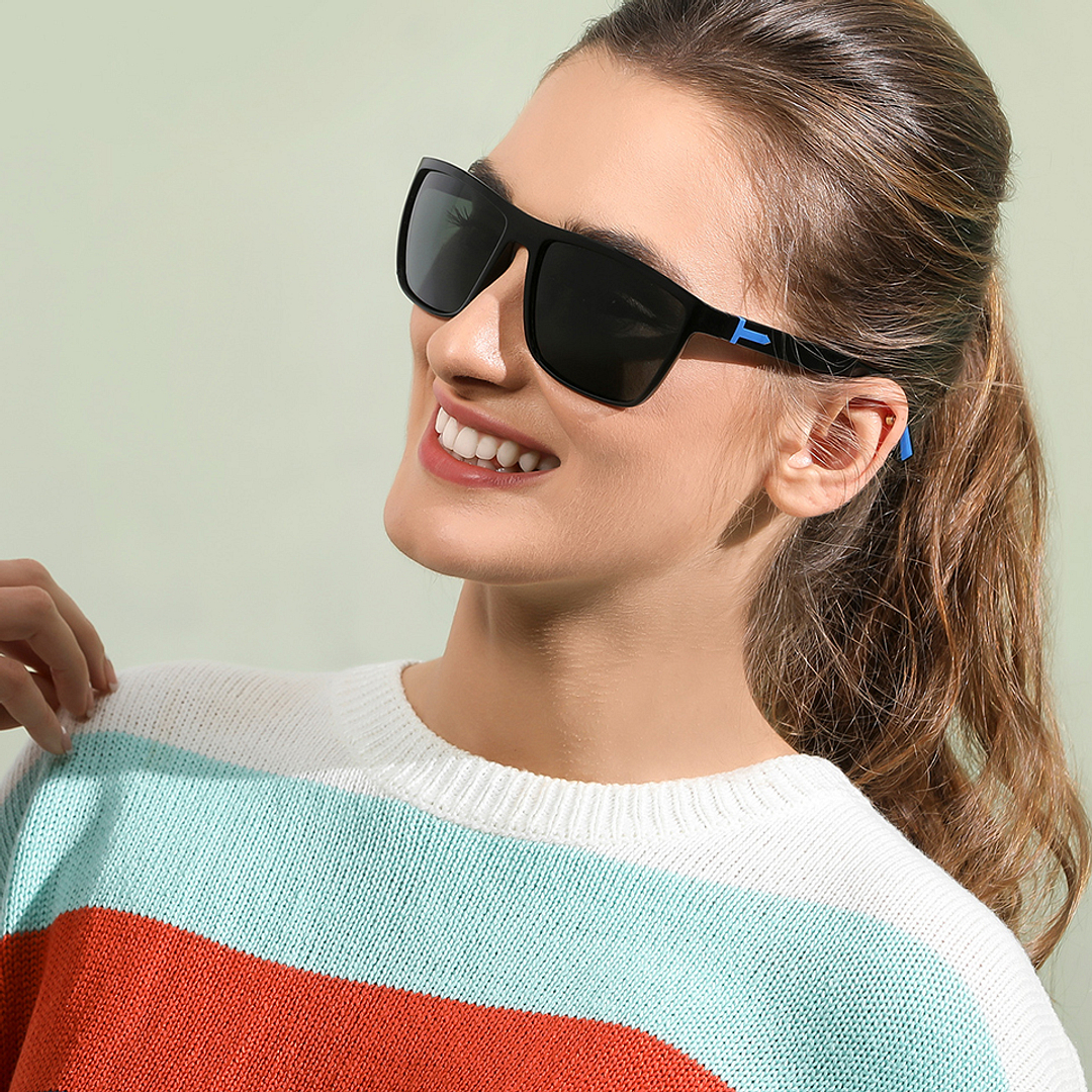 Vincent Chase Online Black Full Rim Square left side