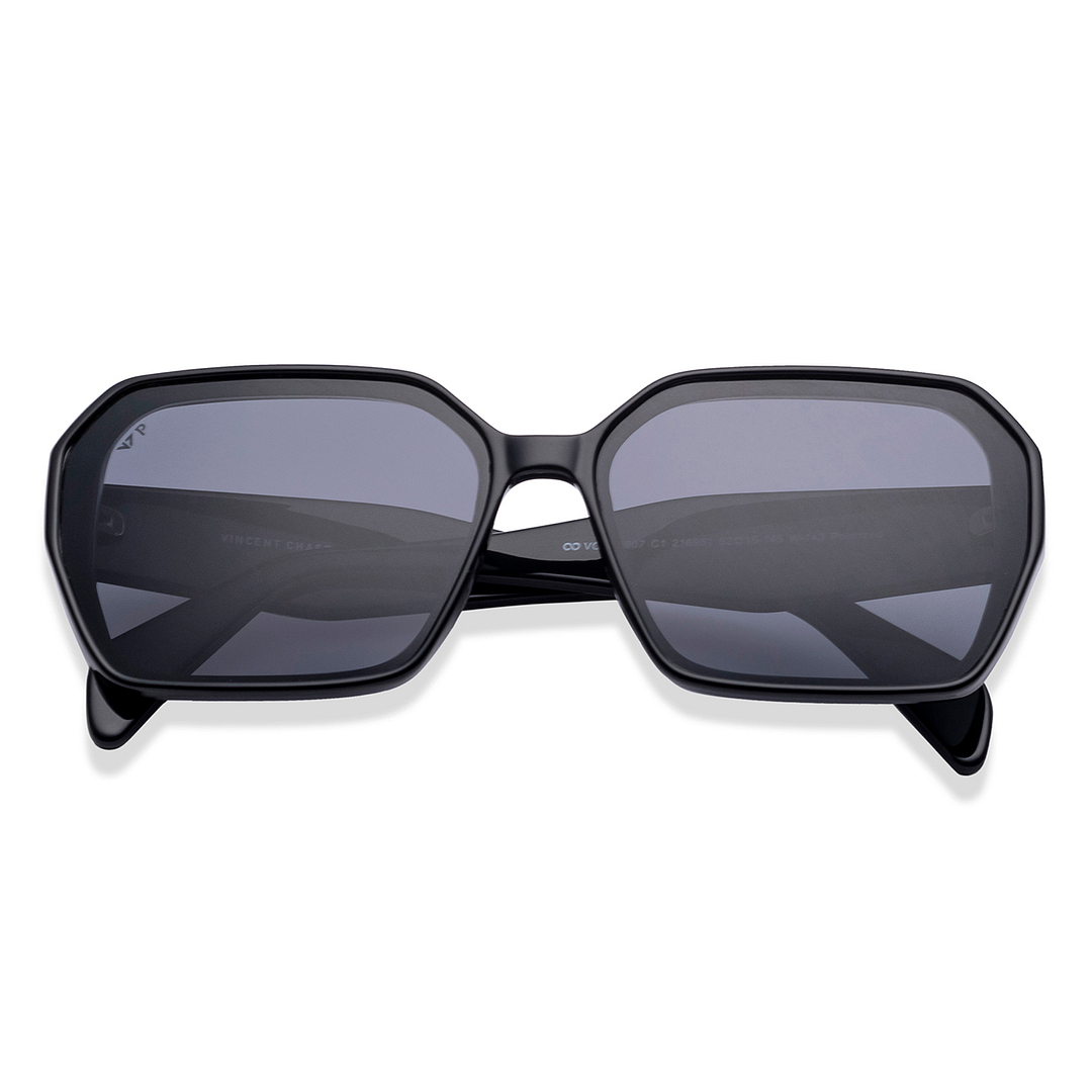 Vincent Chase Online Black Full Rim Geometric left side