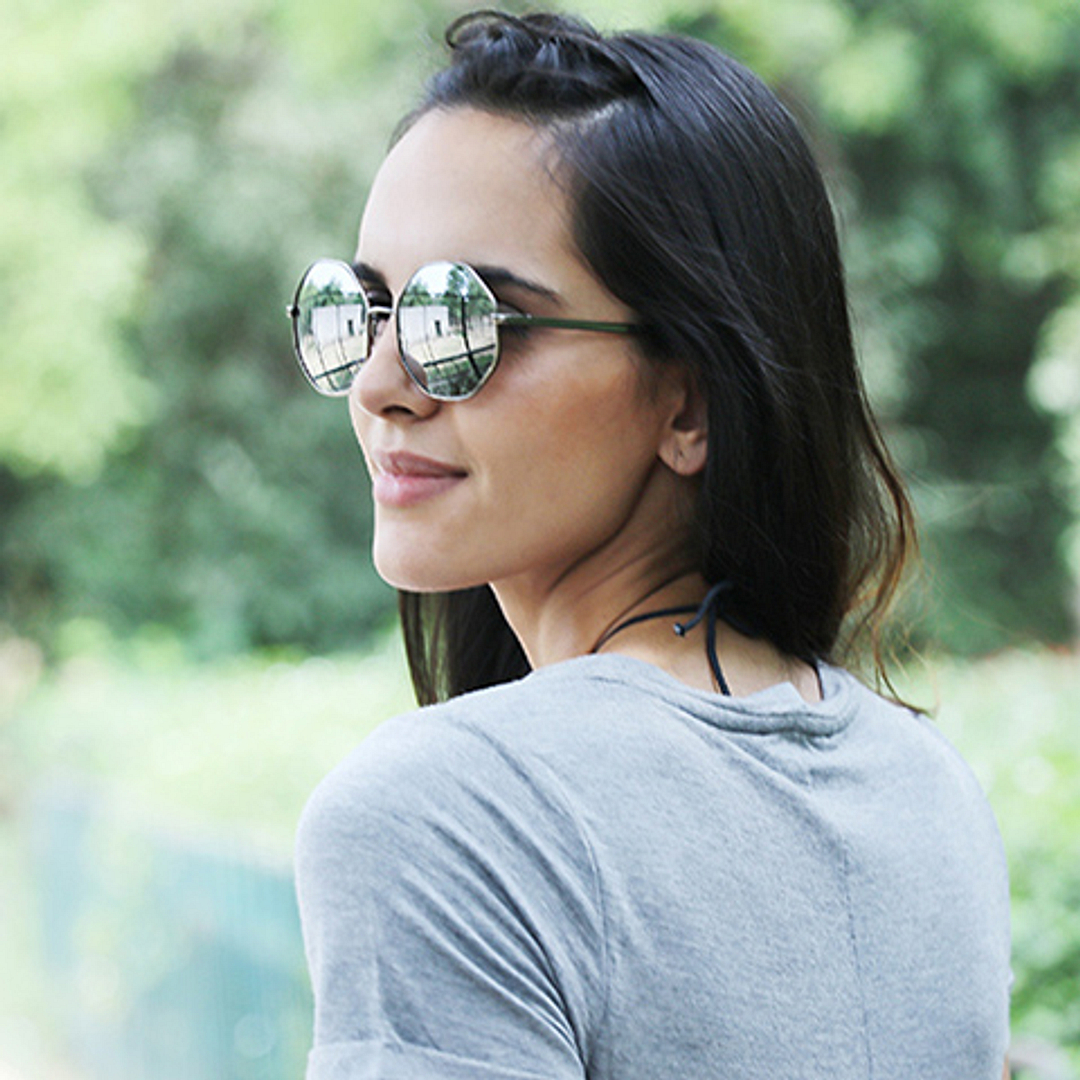 Vincent Chase Online Gunmetal Full Rim Geometric right side