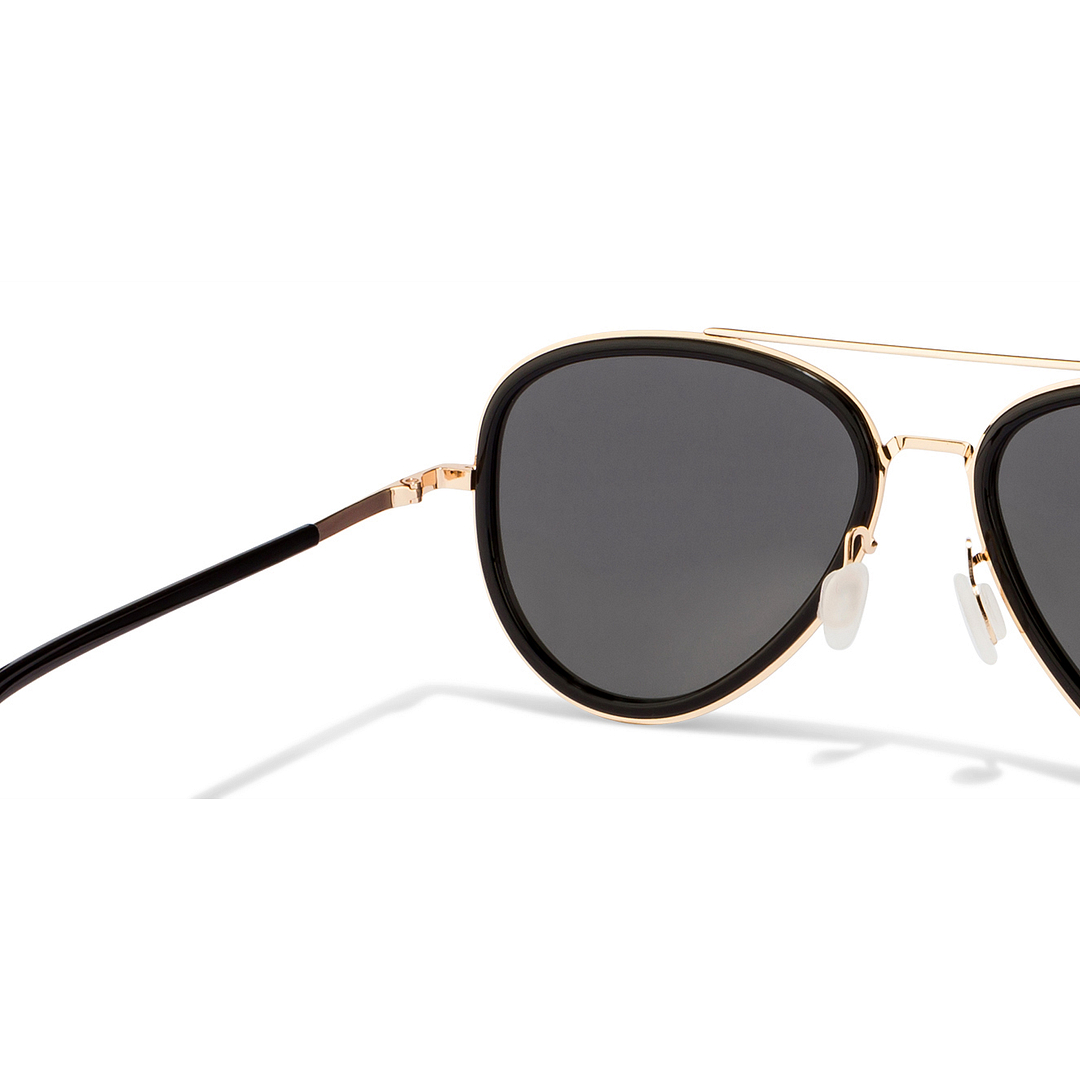 Vincent Chase Online Gold Full Rim Aviator left side