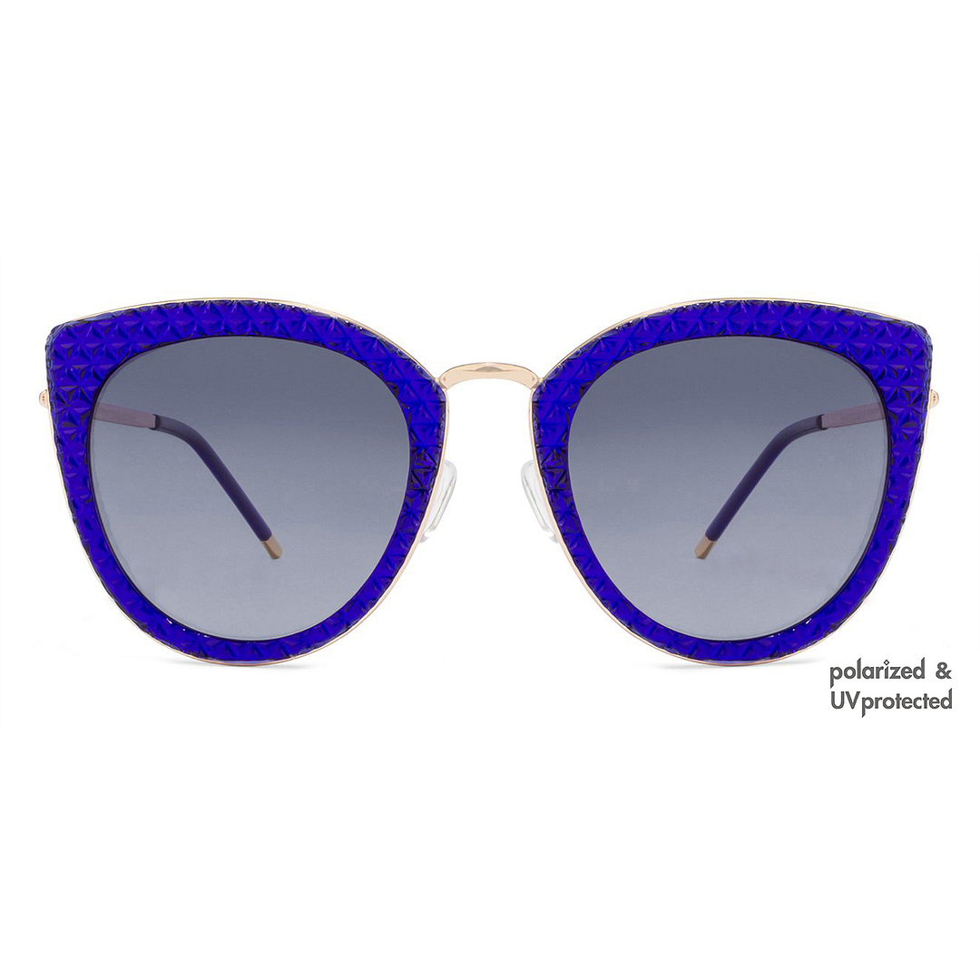 Vincent Chase Online Blue Full Rim Cat Eye left side