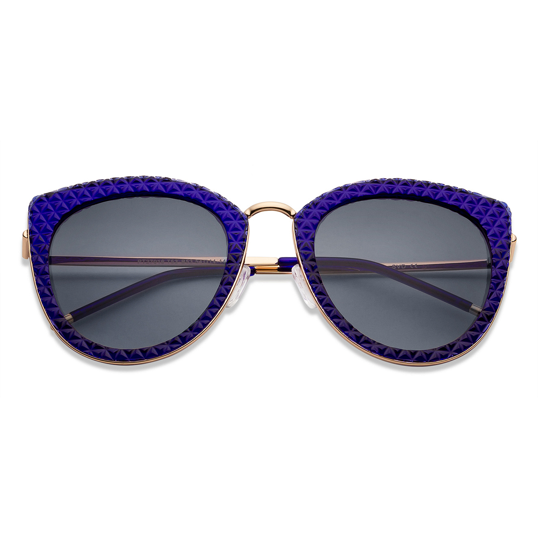 Vincent Chase Online Blue Full Rim Cat Eye left side