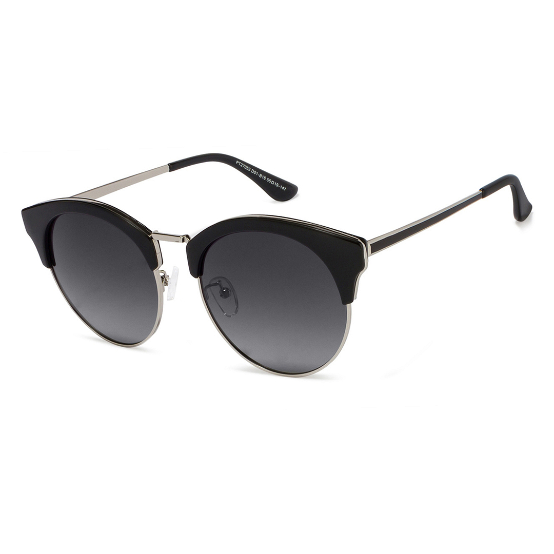 Vincent Chase Online Silver Full Rim Clubmaster left side