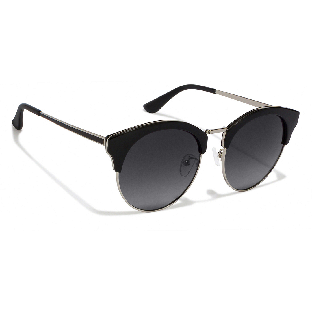 Vincent Chase Online Silver Full Rim Clubmaster left side