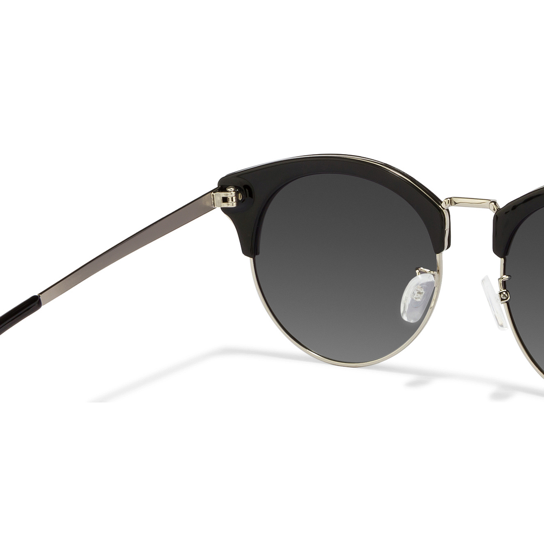 Vincent Chase Online Silver Full Rim Clubmaster left side