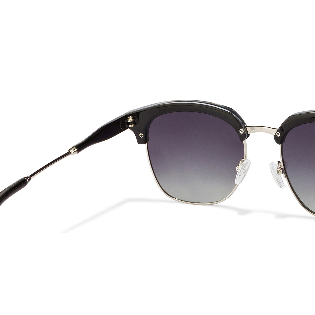 Vincent Chase Online Silver Full Rim Clubmaster right side