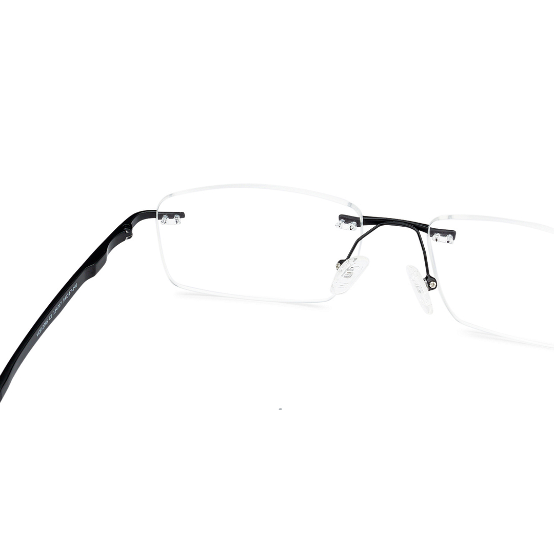 Lenskart Air Online Black Rimless Rectangle right side