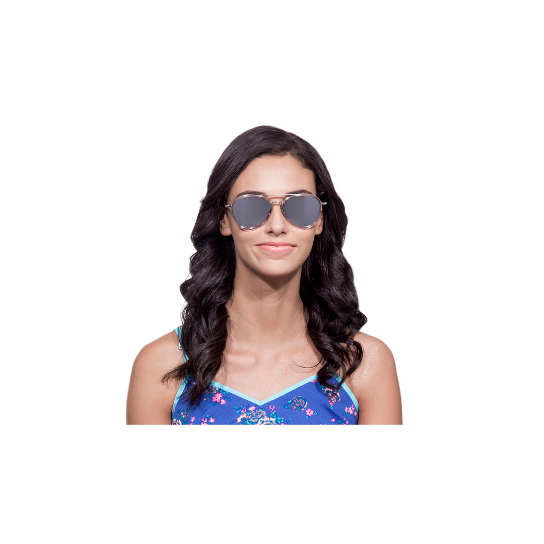 Vincent Chase Online Silver Full Rim Aviator left side