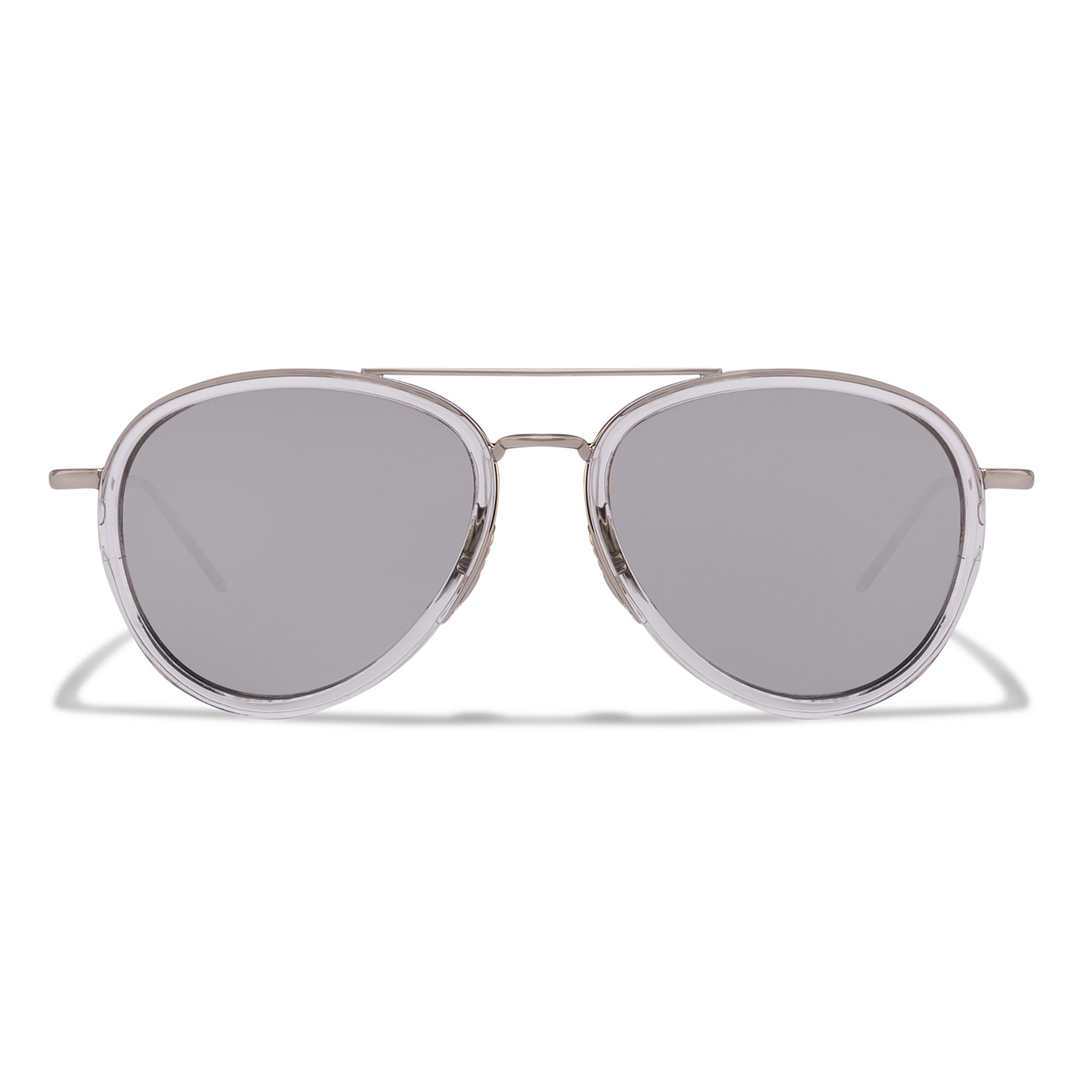 Vincent Chase Online Silver Full Rim Aviator left side