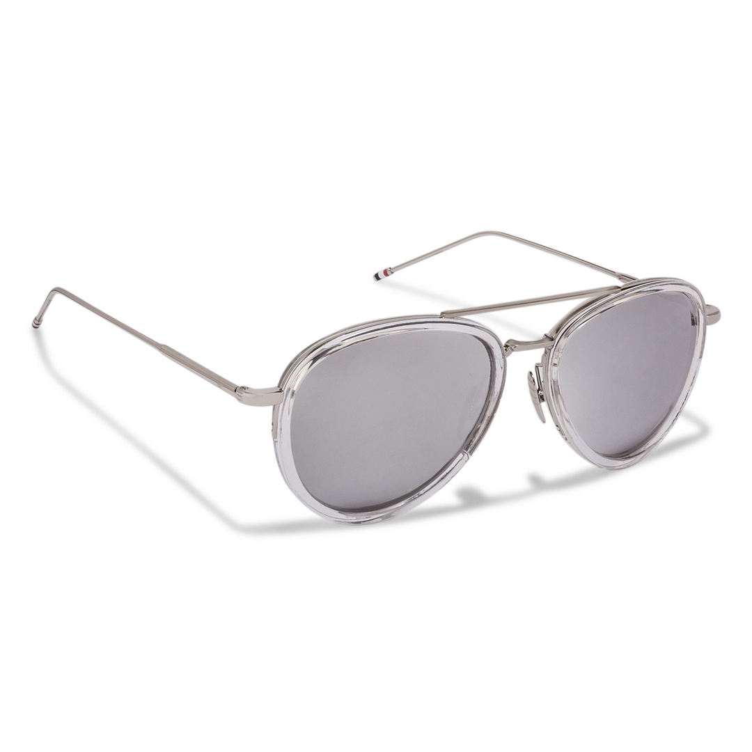 Vincent Chase Online Silver Full Rim Aviator left side