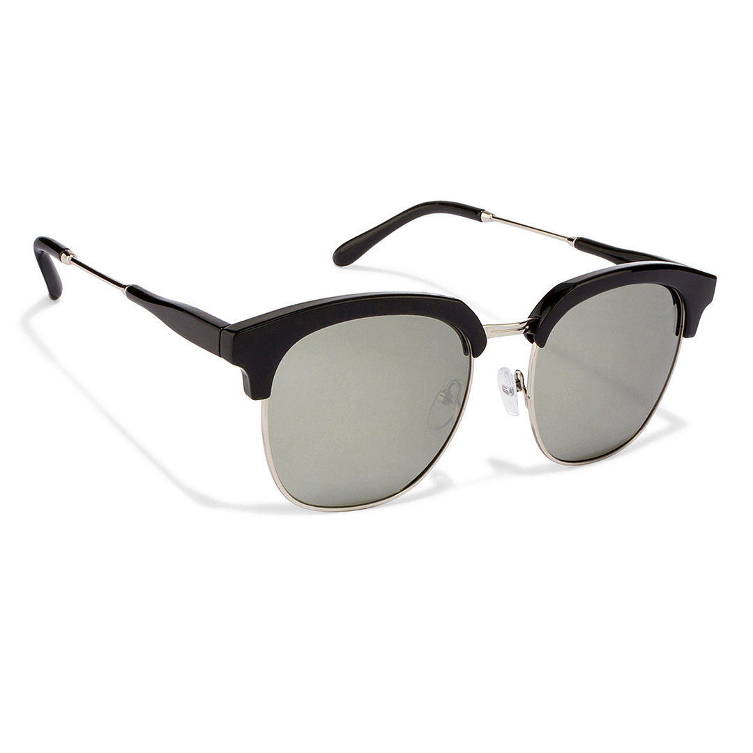 Vincent Chase Online Silver Full Rim Clubmaster right side