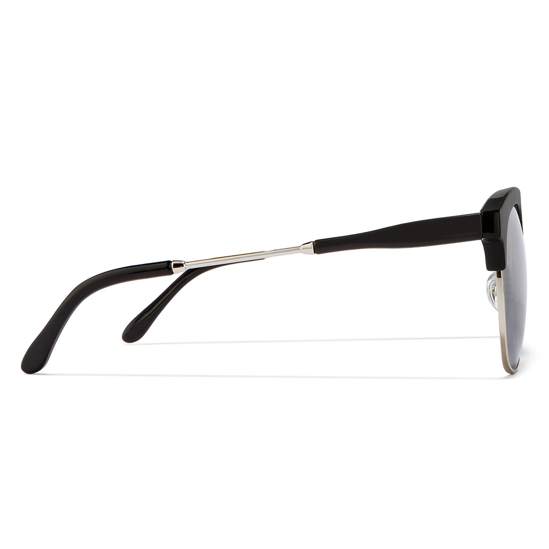 Vincent Chase Online Silver Full Rim Clubmaster left side