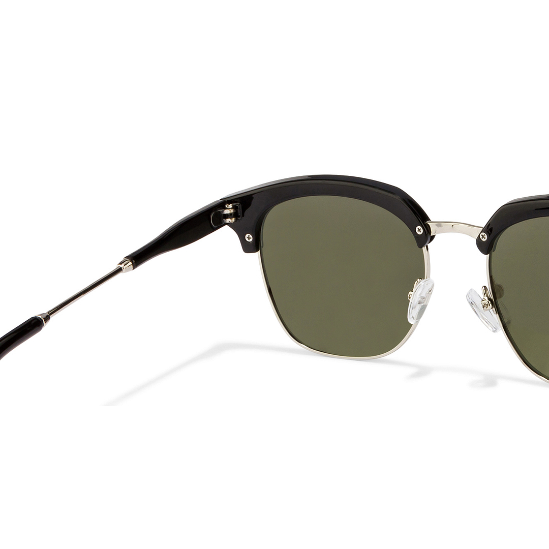 Vincent Chase Online Silver Full Rim Clubmaster right side