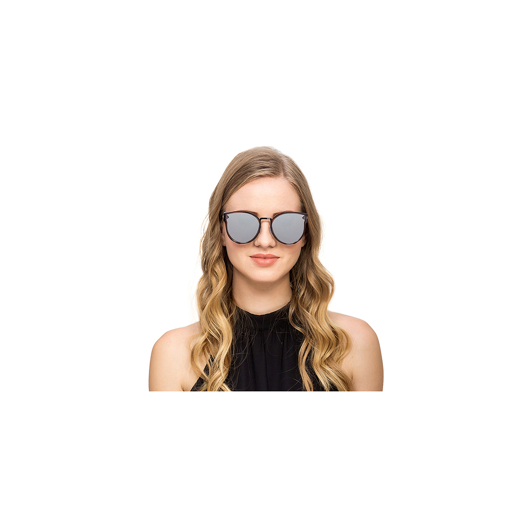 Vincent Chase Online Silver Full Rim Cat Eye right side