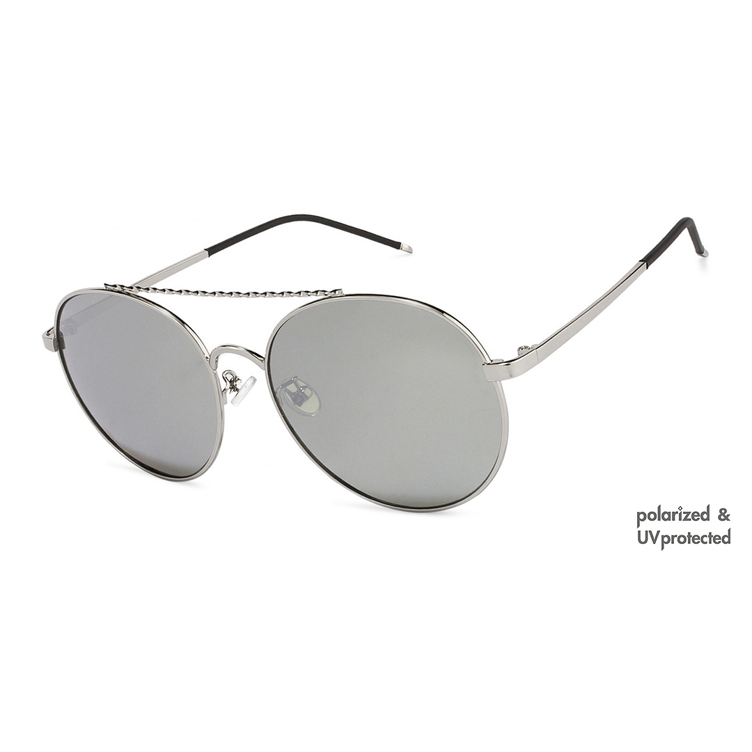 Vincent Chase Online Silver Full Rim Round right side