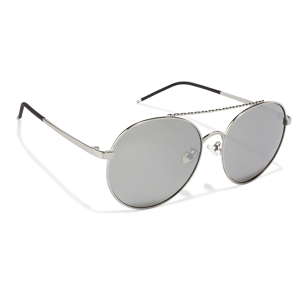 Vincent Chase Online Silver Full Rim Round right side