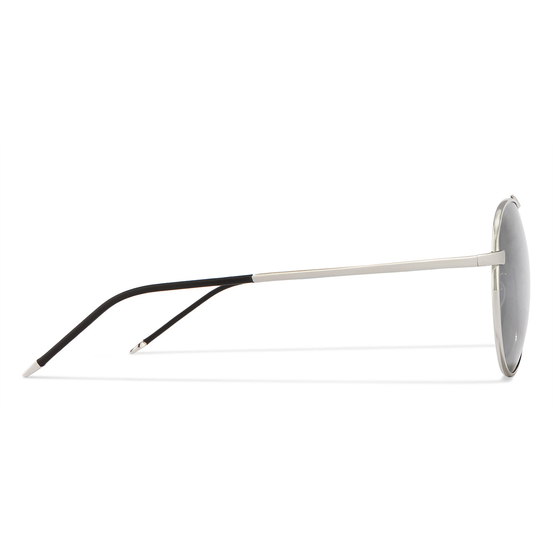 Vincent Chase Online Silver Full Rim Round left side