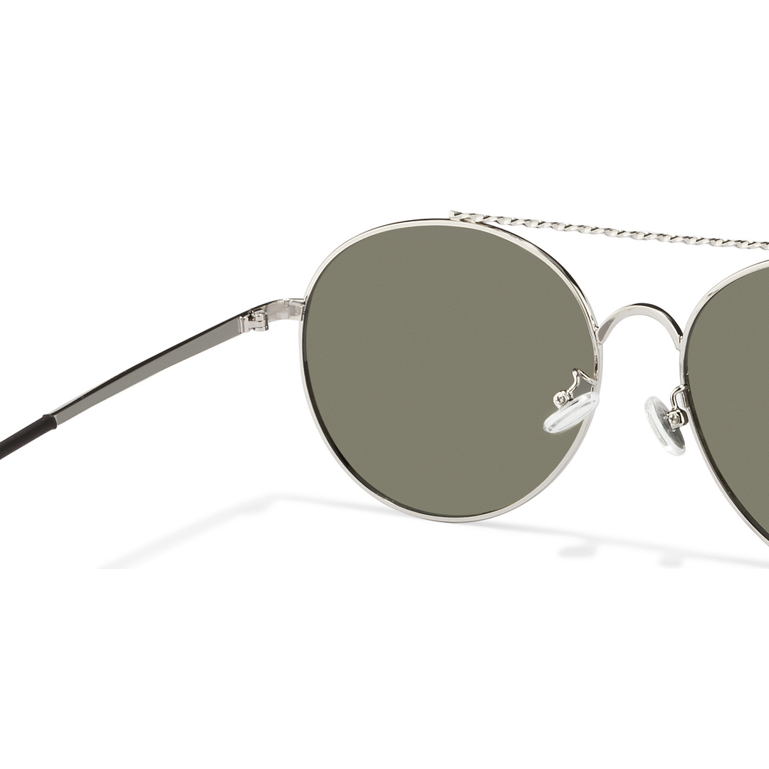 Vincent Chase Online Silver Full Rim Round right side